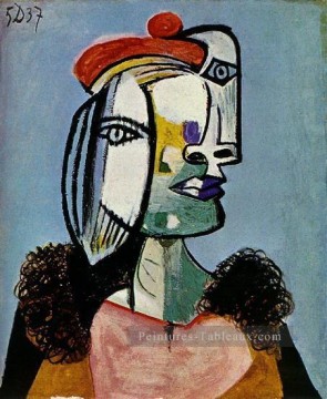 Portrait Femme 1 1937 cubism Pablo Picasso Peinture à l'huile